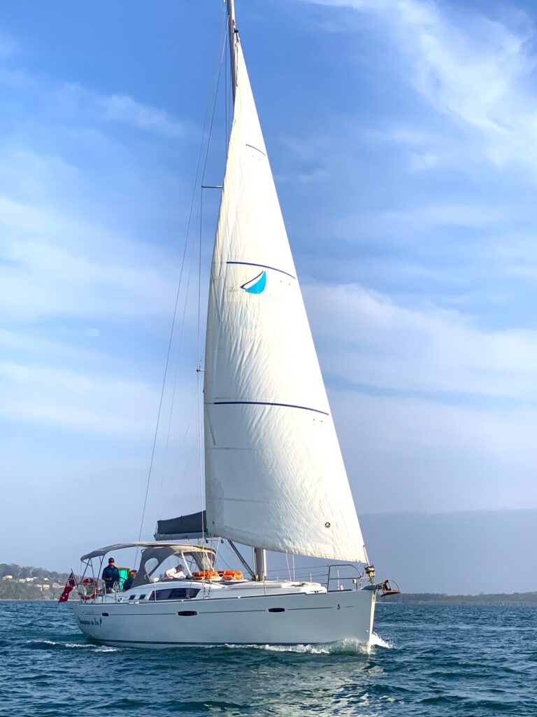 superyacht in nelson bay