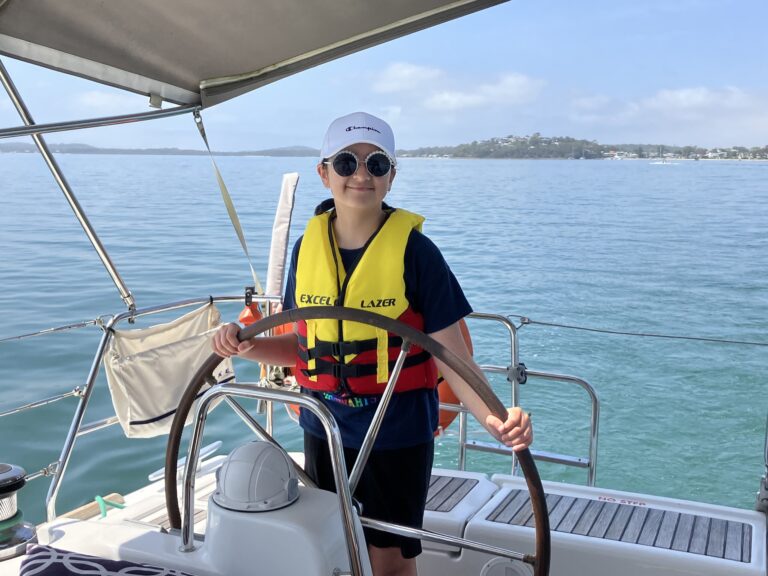 superyacht in nelson bay