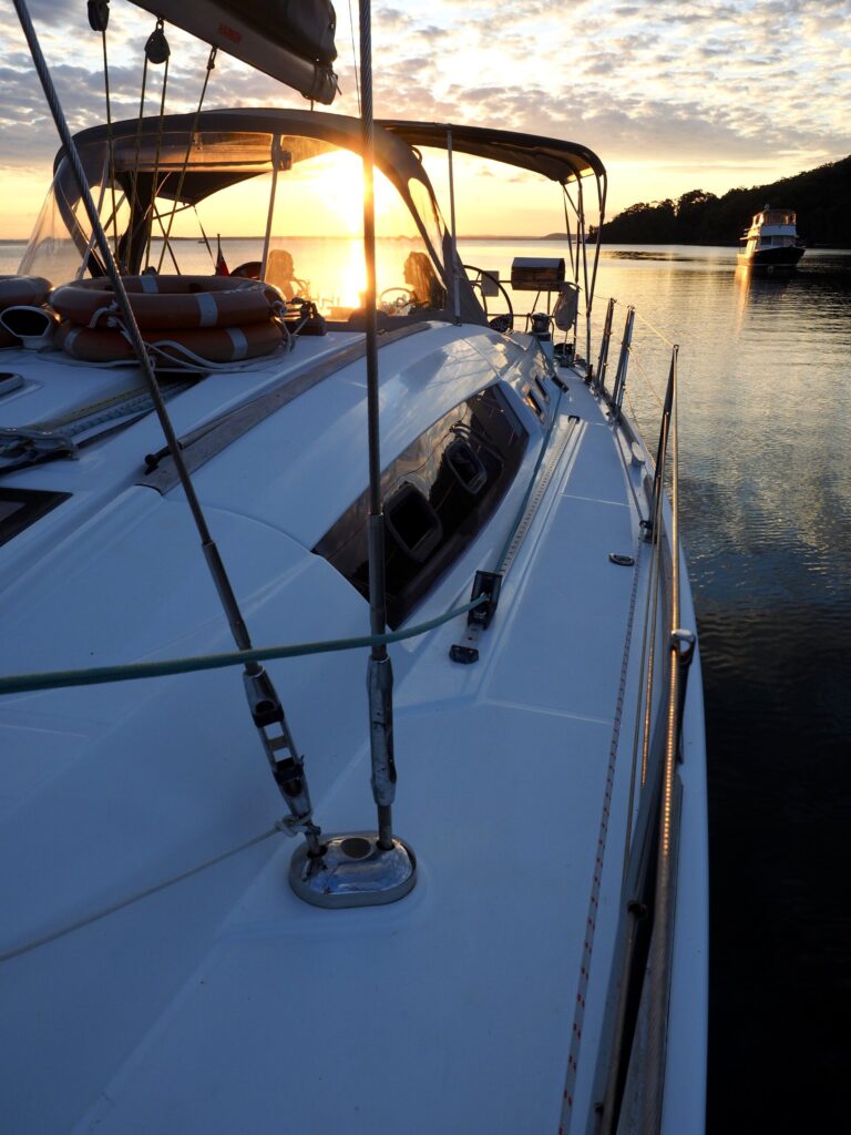 superyacht in nelson bay